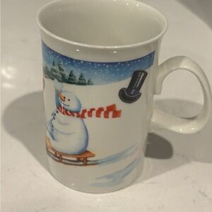 Dunoon “Mr. Snowman” Mug – Fine Bone China, Made in Scotland